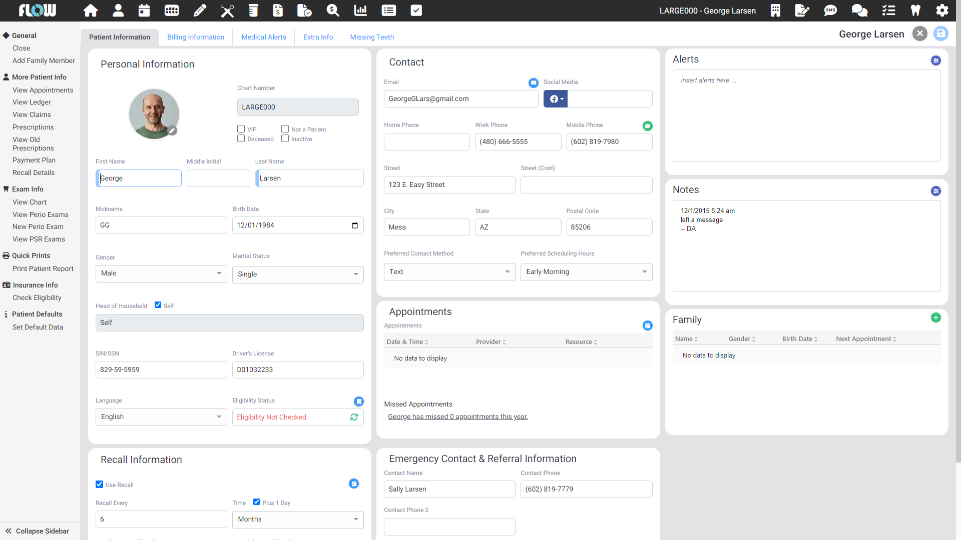 flow patient information